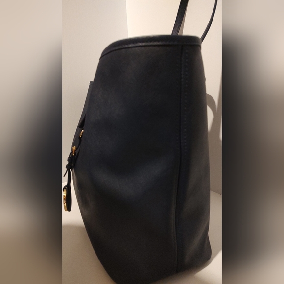 Michael Kors Dark Blue Tote with Shoulder Straps - Picture 2 of 9